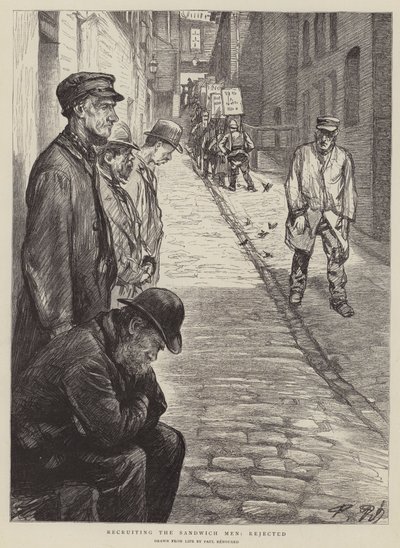 Recruiting the Sandwich Men, Rejected by Charles Paul Renouard
